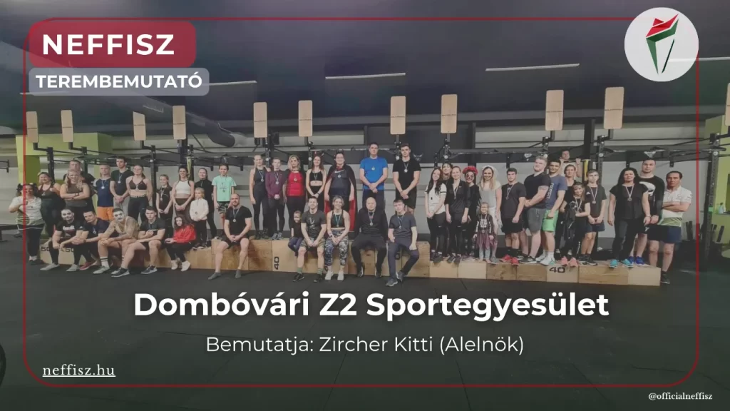 Neffisz interjú a dombóvári z2 Sportegyesület alelnökével Zircher Kittivel a teremben