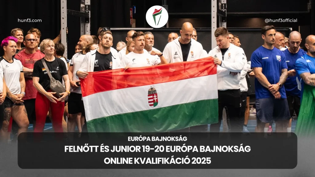 HUNF3 IF3 felnőtt-junior Európa bajnokság online kvalifikáció a csapatnak